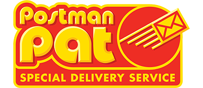 Postman Pat Special Delivery Service title screen for Nintendo DS